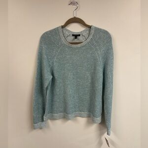 Eileen Fisher Light Blue Crew Neck Sweater